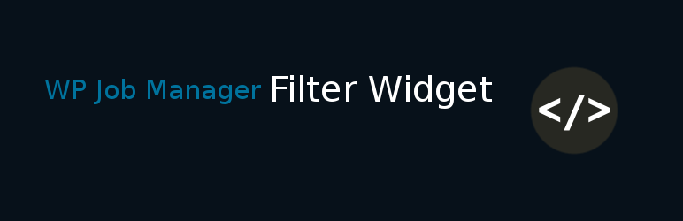 WP Job Manager Filter Widget